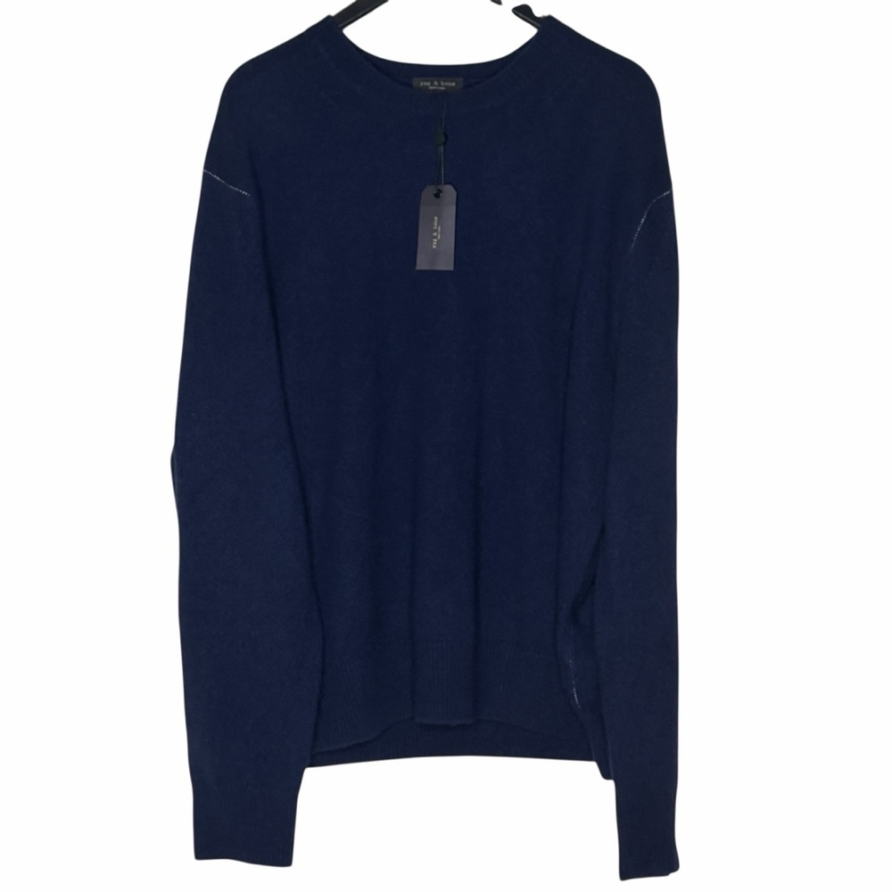 rag & bone Navy Crewneck Sweater